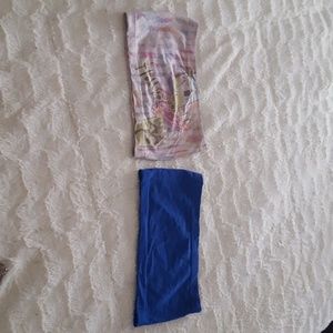 2 colorful tube tops